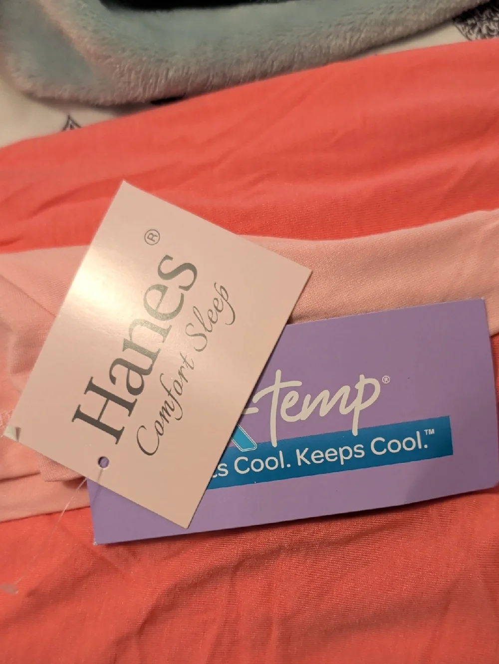 Hanes Set of 2 X Temp V Neck Tee with Contrast Stitching NWT